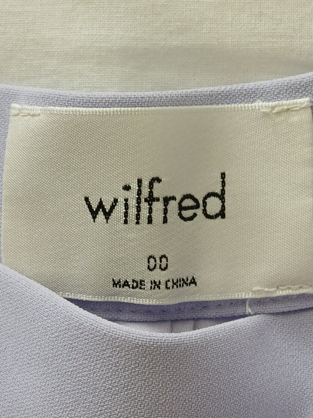 Aritzia Wilfred Arbre High Waist Scalloped Shorts Lavender Size 00 - Picture 4 of 5